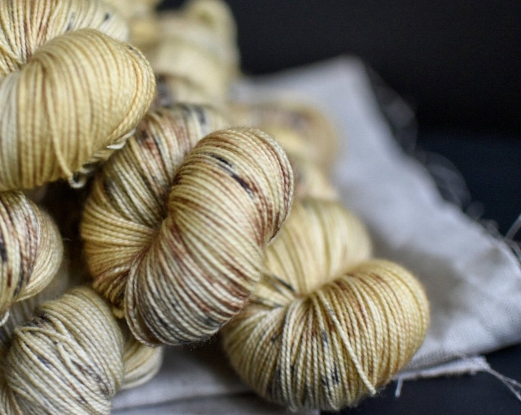 Golden Eagle 2ply BFL Hand Dyed Yarn Bluefaced Leicester Verse Yarns